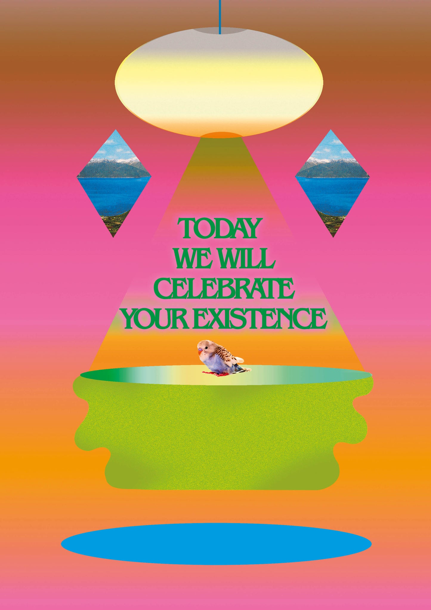 “Celebrate Your Existence” Chrissie Abbott UNFRAMED