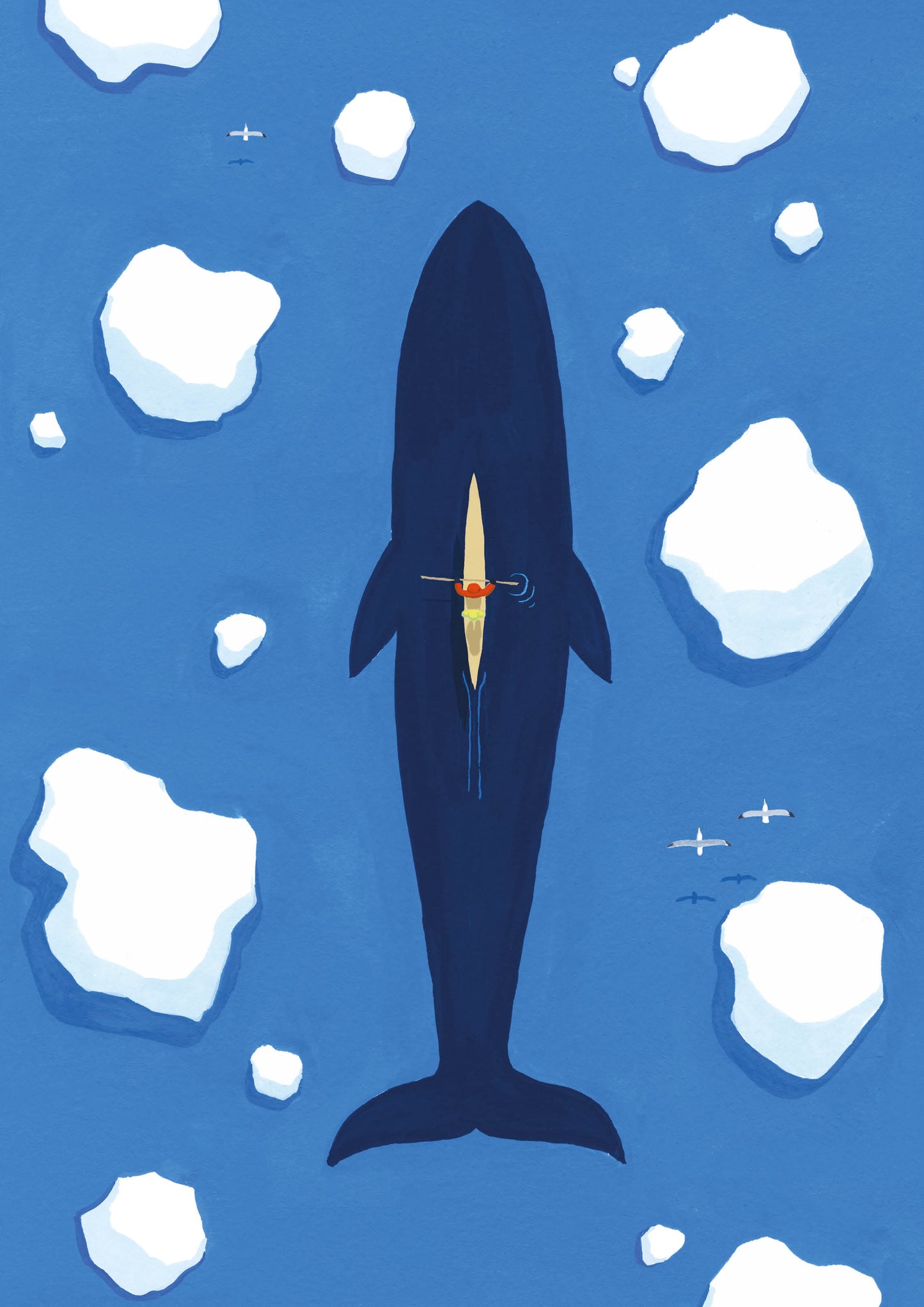 “Children And the Whale” Daniel Frost UNFRAMED