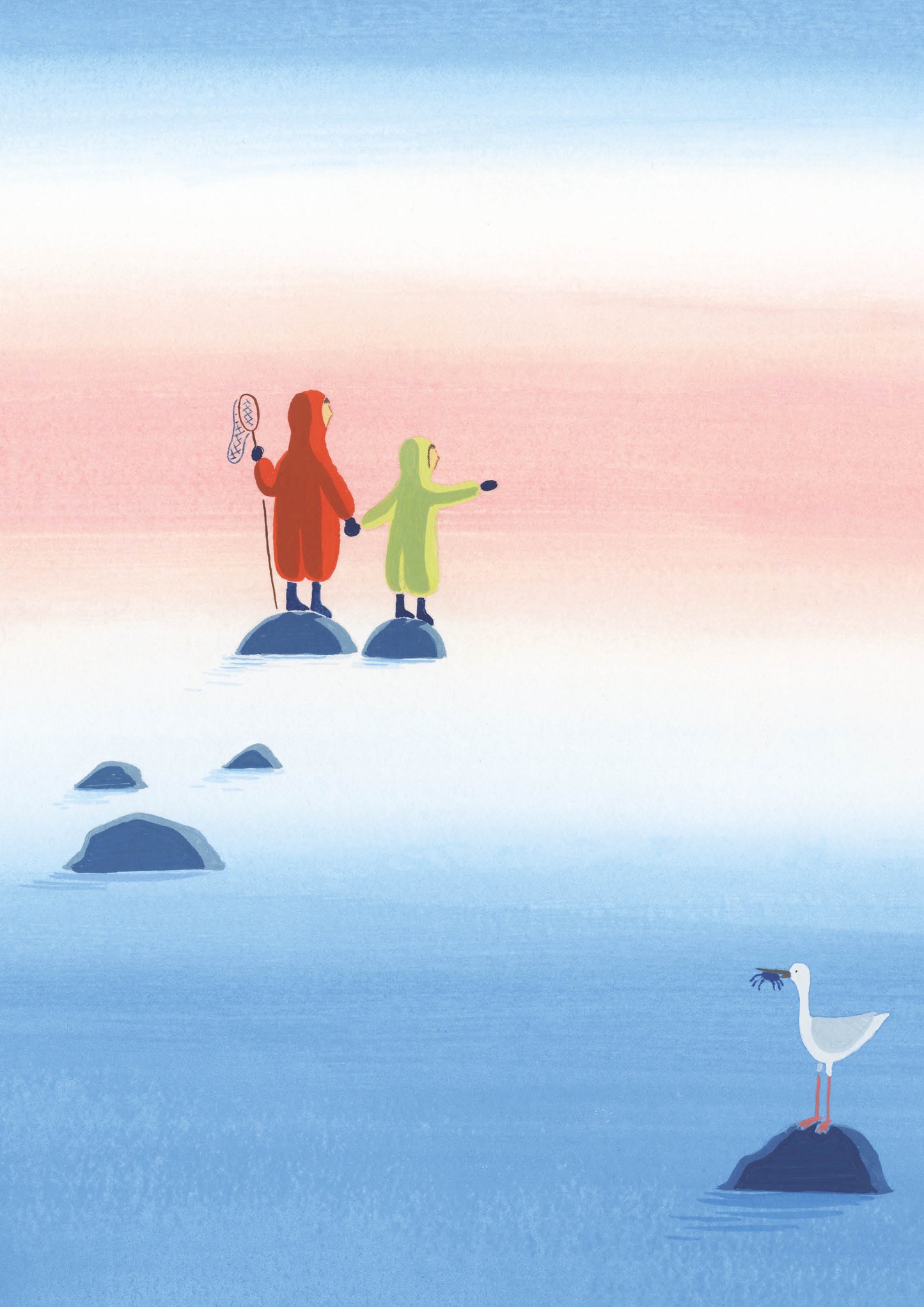 “Children And The Whale, Rocks” Daniel Frost UNFRAMED