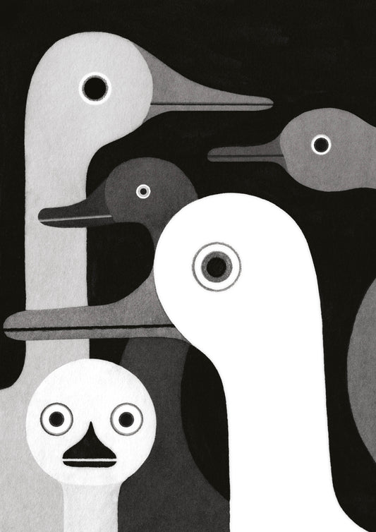 “Mono Ducks” Eleni Kalorkoti UNFRAMED