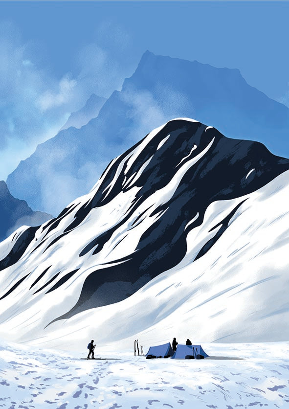 “Mountaineers” Tom Cole UNFRAMED